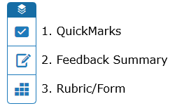 Moodle - Turnitin - Feedback Studio - Toolbar Grading